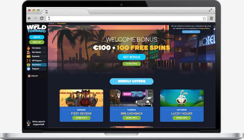 wildtornado bitcoin casino free spins bonus